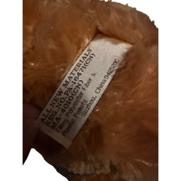 Gentle Treasure Puppy Dog Plush 13" Brown Stuffed Animal With Drew Scarf & Hat - Picture 5 of 7